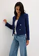 Korte blazer met een structuur patroon en dubbel knopenrij, bonprix