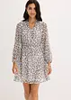 Gedessineerde jurk van chiffon, bonprix