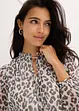 Gedessineerde jurk van chiffon, bonprix