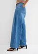 Wide leg jeans mid waist, bonprix
