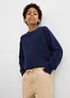 Instapbroek van puur katoen, straight, regular fit, bonprix