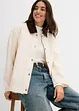 Twill jas met kraag van corduroy, bonprix