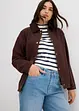 Twill jas met kraag van corduroy, bonprix