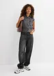 Jeans gilet van katoen, bonprix