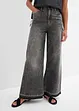 Wide leg jeans high waist, cropped, bonprix
