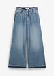 Wide leg jeans high waist, cropped, bonprix