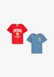 T-shirt van biologisch katoen (set van 2), bonprix