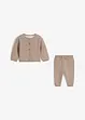 Jasje en broek in een katoenmix (2-dlg. set), bonprix