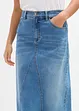 High waist stretch spijkerrok, bonprix