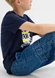 Loose fit cargo jeans met verstelbare band, straight, bonprix