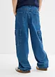 Loose fit cargo jeans met verstelbare band, straight, bonprix