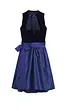 Dirndl met fluweel en schort van satijn (2-dlg. set), bonprix
