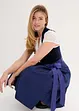 Dirndl met fluweel en schort van satijn (2-dlg. set), bonprix