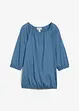 Katoenen shirtblouse met carréhals, halflange mouw, bonprix