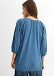 Katoenen shirtblouse met carréhals, halflange mouw, bonprix