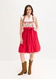 Dirndl met geborduurde schort (2-dlg. set), bonprix