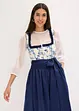 Dirndl met geborduurde schort (2-dlg. set), bonprix
