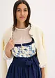 Dirndl met geborduurde schort (2-dlg. set), bonprix
