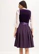 Dirndl met fluweel in midi lengte (2-dlg. set), bonprix