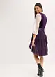 Dirndl met fluweel in midi lengte (2-dlg. set), bonprix