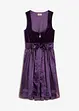 Dirndl met fluweel in midi lengte (2-dlg. set), bonprix