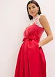 Midi dirndl met fluweel en schort (2-dlg. set), bonprix