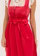 Midi dirndl met fluweel en schort (2-dlg. set), bonprix
