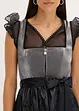 Dirndl met fluweel in midi lengte (2-dlg. set), bonprix