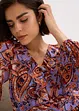 Chiffon blouse met volants, bonprix