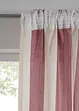 Gestreept gordijn met gerecycled polyester (1 stuk), bonprix
