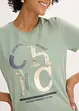 T-shirt met glitterprint, bonprix