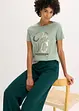 T-shirt met glitterprint, bonprix