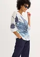 Trui met bloemenprint, bonprix