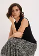 Rok van mesh jersey met elastische tailleband, bonprix