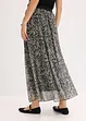 Rok van mesh jersey met elastische tailleband, bonprix