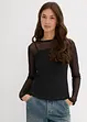 Longsleeve van mesh, bonprix