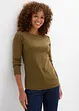Oversized shirt van biologisch katoen, bonprix