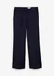 Flared broek met wol, bonprix