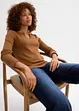 Geribd shirt met biologisch katoen, bonprix