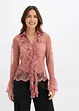 Blouse met kant, bonprix