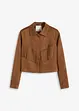 Imitatieleren jas in wildleder look, bonprix