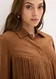 Imitatieleren jas in wildleder look, bonprix