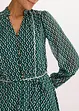 Gedessineerde chiffon jurk, bonprix