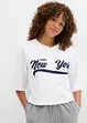 Oversized sweater in een zachte katoenmix, bonprix