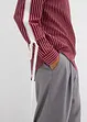 Oversized overhemdblouse van biologisch katoen, bonprix