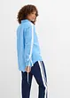 Oversized overhemdblouse van biologisch katoen, bonprix