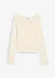 Geribd shirt met biologisch katoen, bonprix
