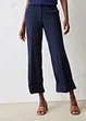 Flared broek met wol, bonprix