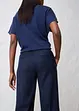 Flared broek met wol, bonprix