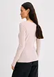Licht longsleeve met boothals, bonprix